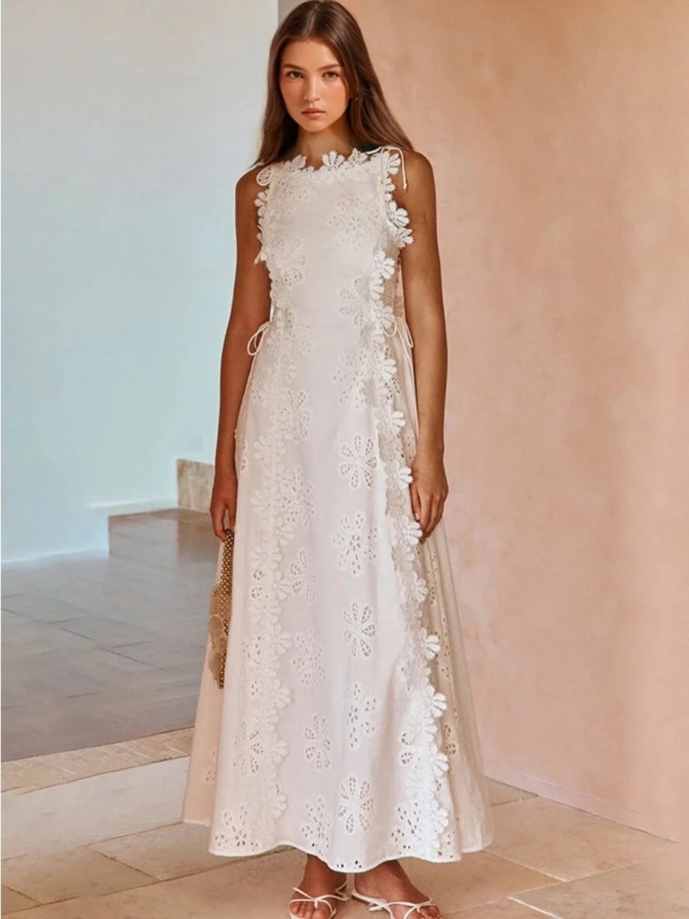 ALTAR’d STATES Delicate Lace Hook & Lace-Up Sides